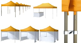 Zelte für die Gartenparty